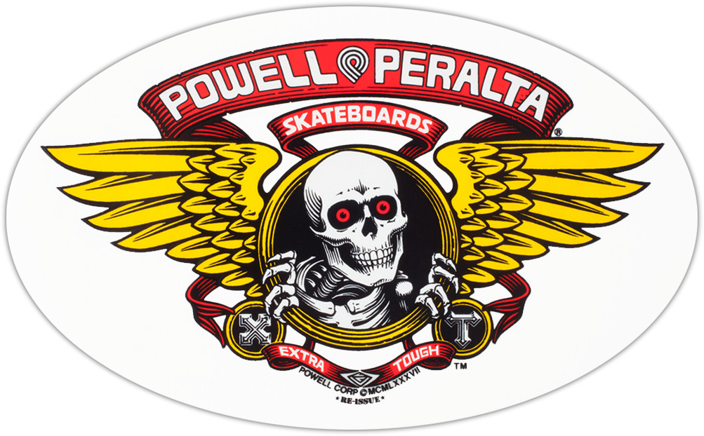 Powell Peralta Winged Ripper Sticker (Single) - Skate One
