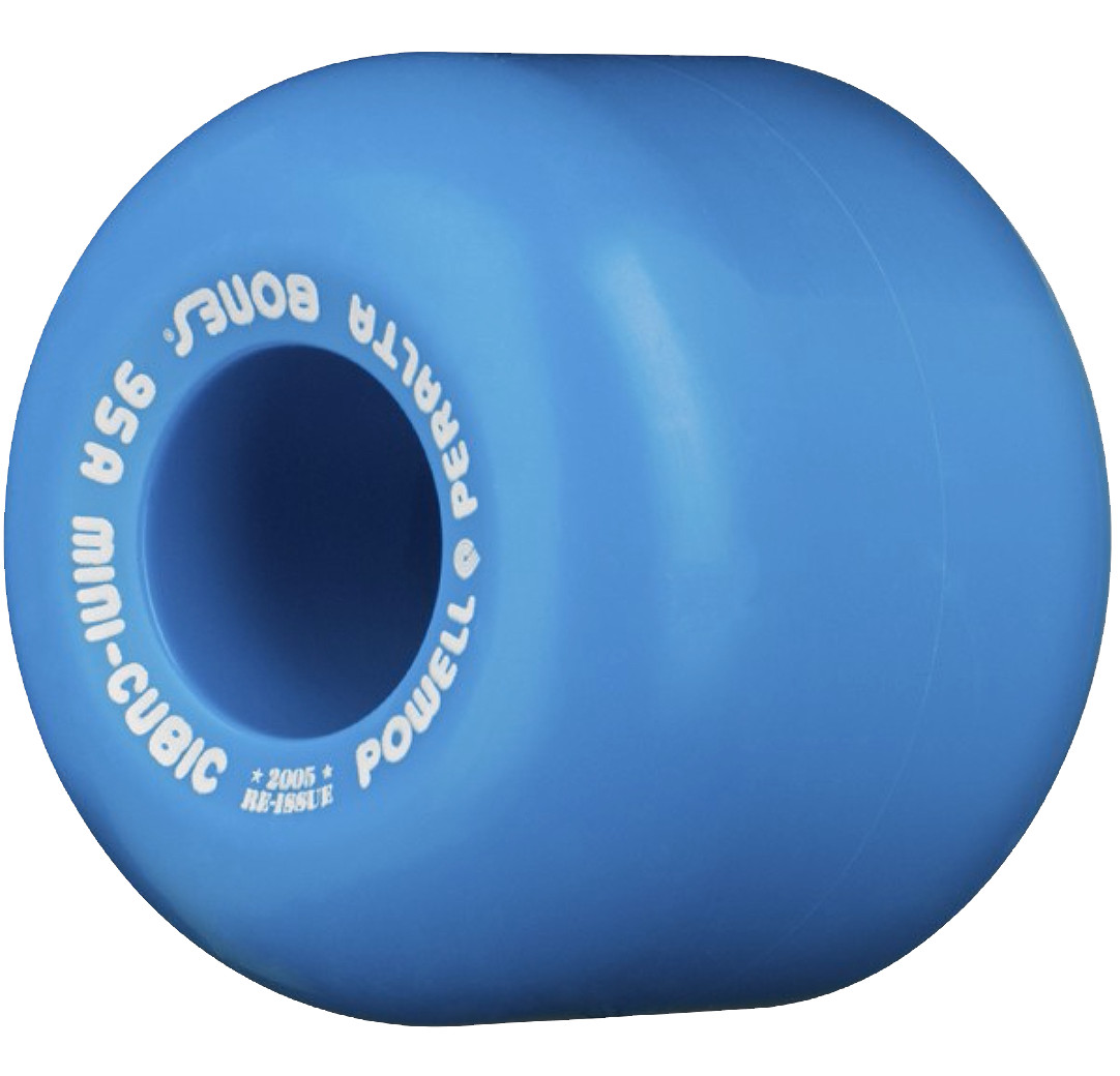 Powell Peralta Mini-Cubic Skateboard Wheels 64mm 95a - Blue (4 