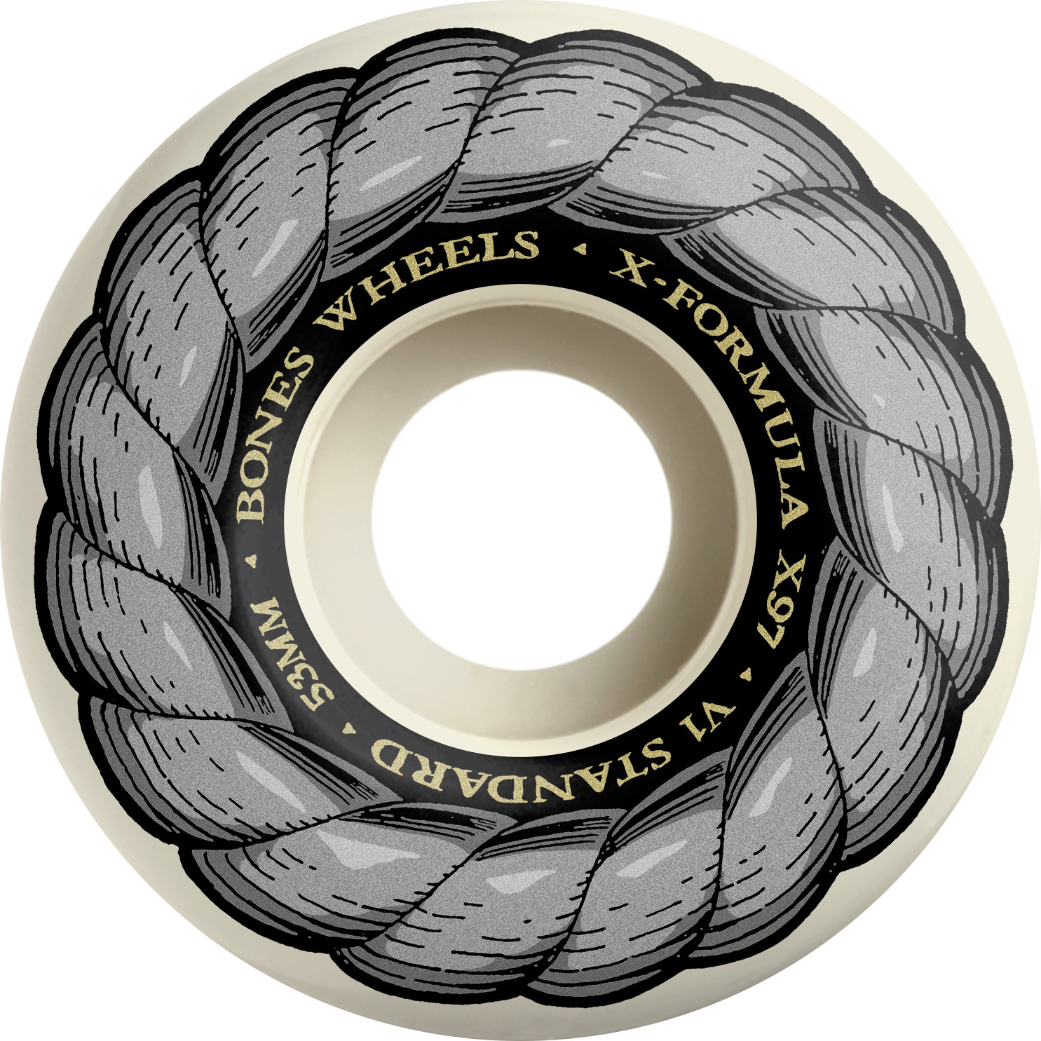 BONES WHEELS X-Formula Skateboard Wheels XF STANDARD 53 V1 X