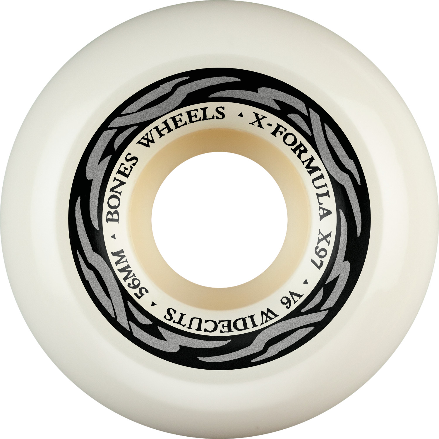 BONES WHEELS X-Formula Skateboard Wheels XF 56 V6 WIDECUTS X97 4PK