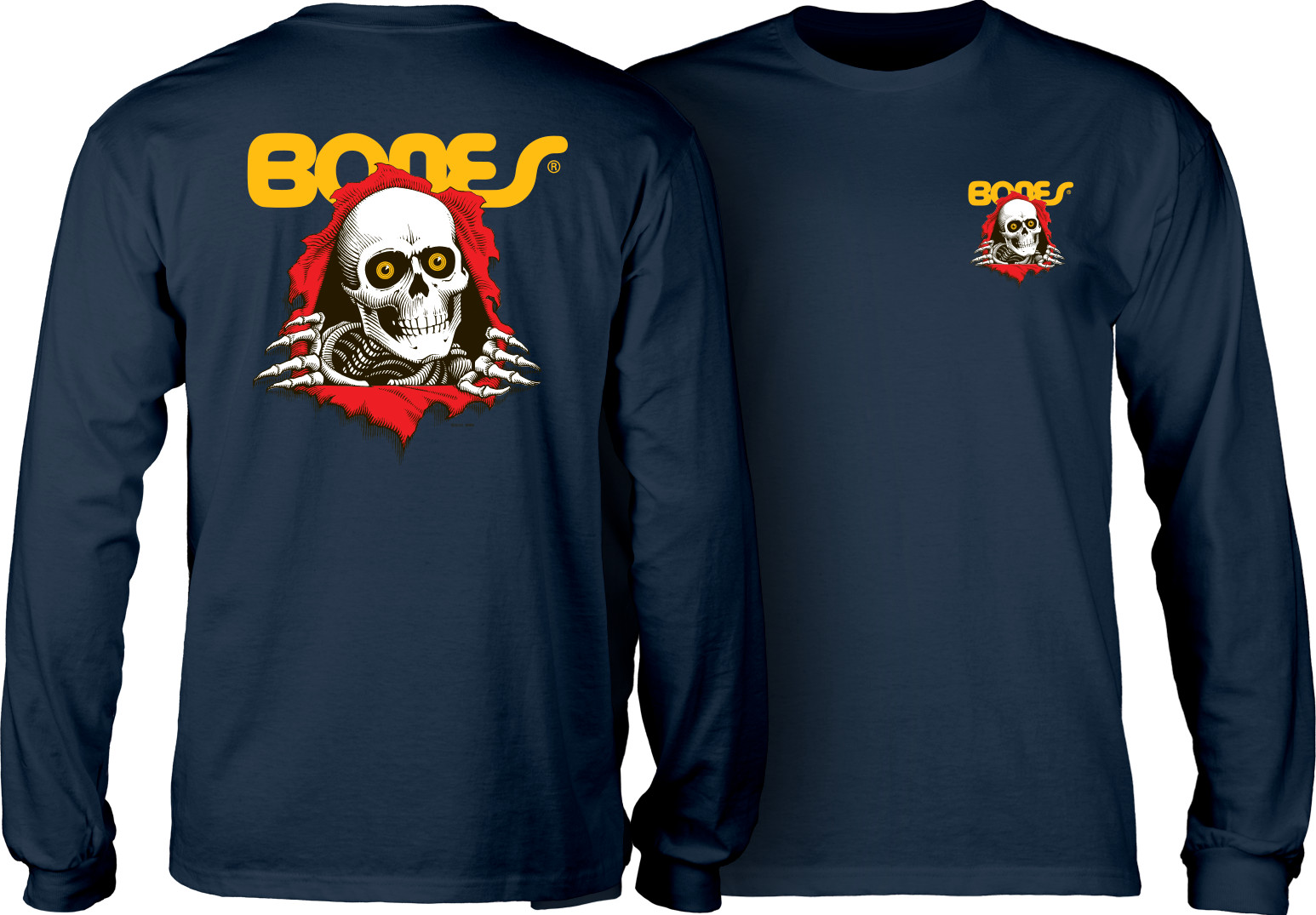 Powell Peralta Ripper L/S T-shirt - Navy - Skate One