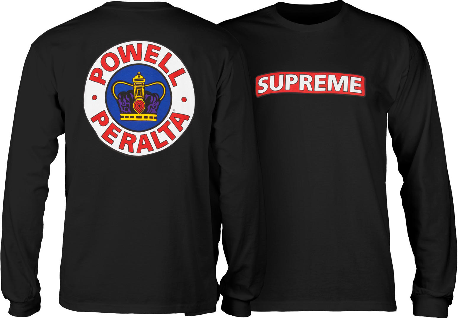 Powell Peralta Supreme L/S T-shirt - Black - Skate One