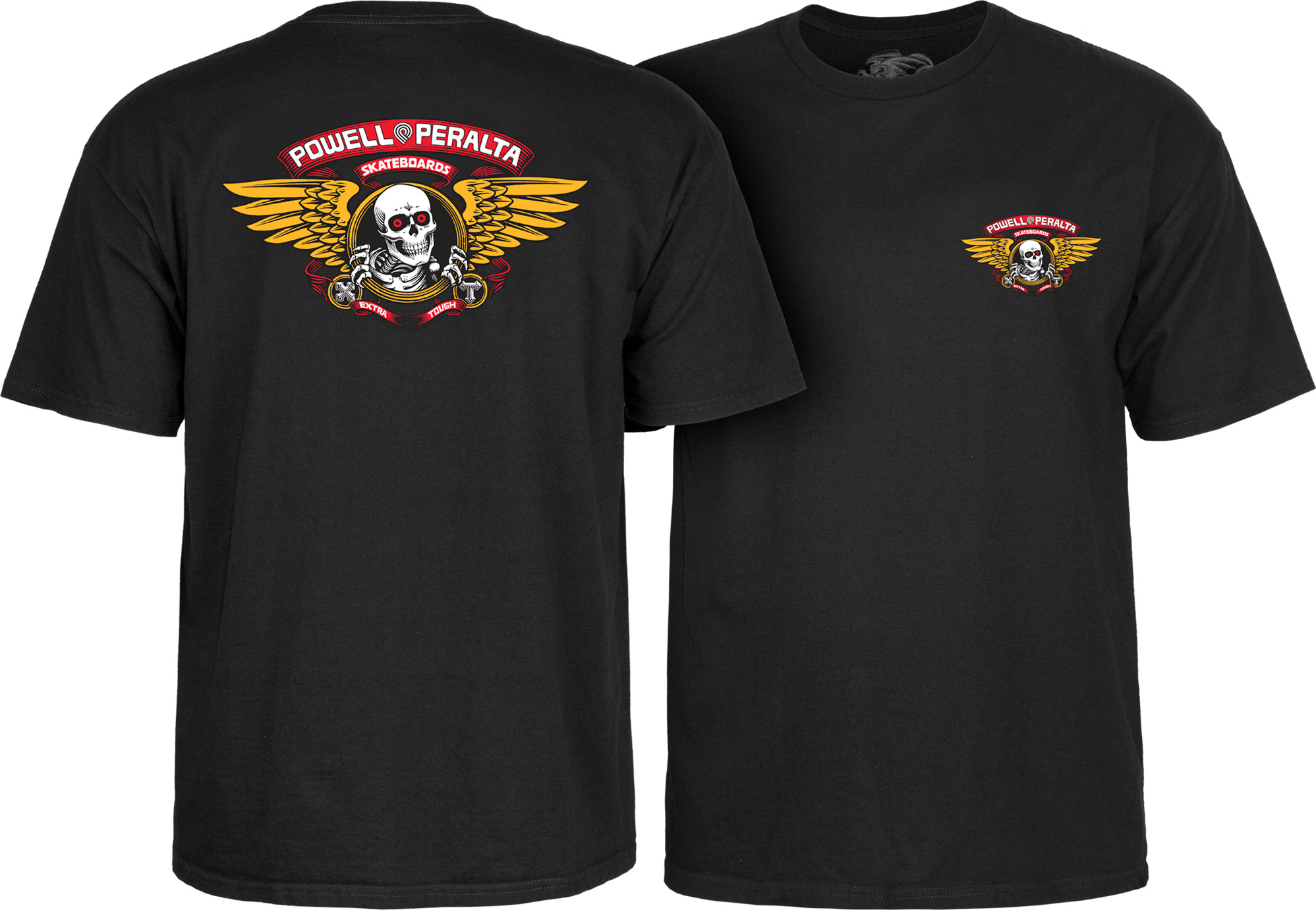 Powell Peralta Winged Ripper T-shirt - Black - Skate One