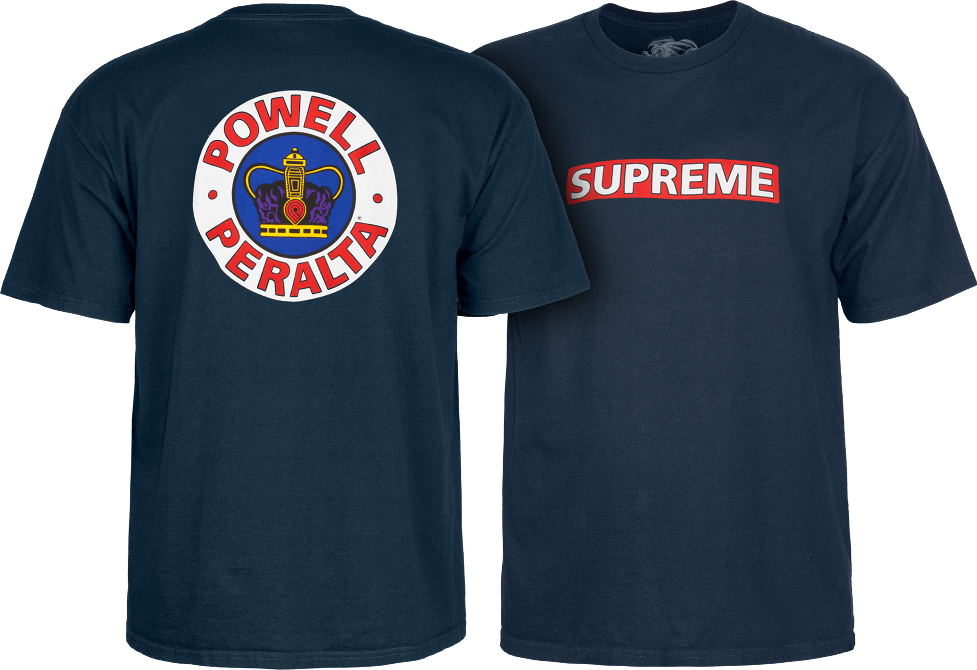 Powell Peralta Supreme T-shirt - Navy - Skate One