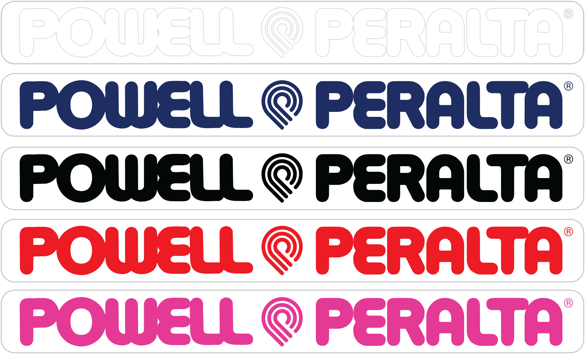 Powell Peralta Sticker (Single) - One each color - Skate One