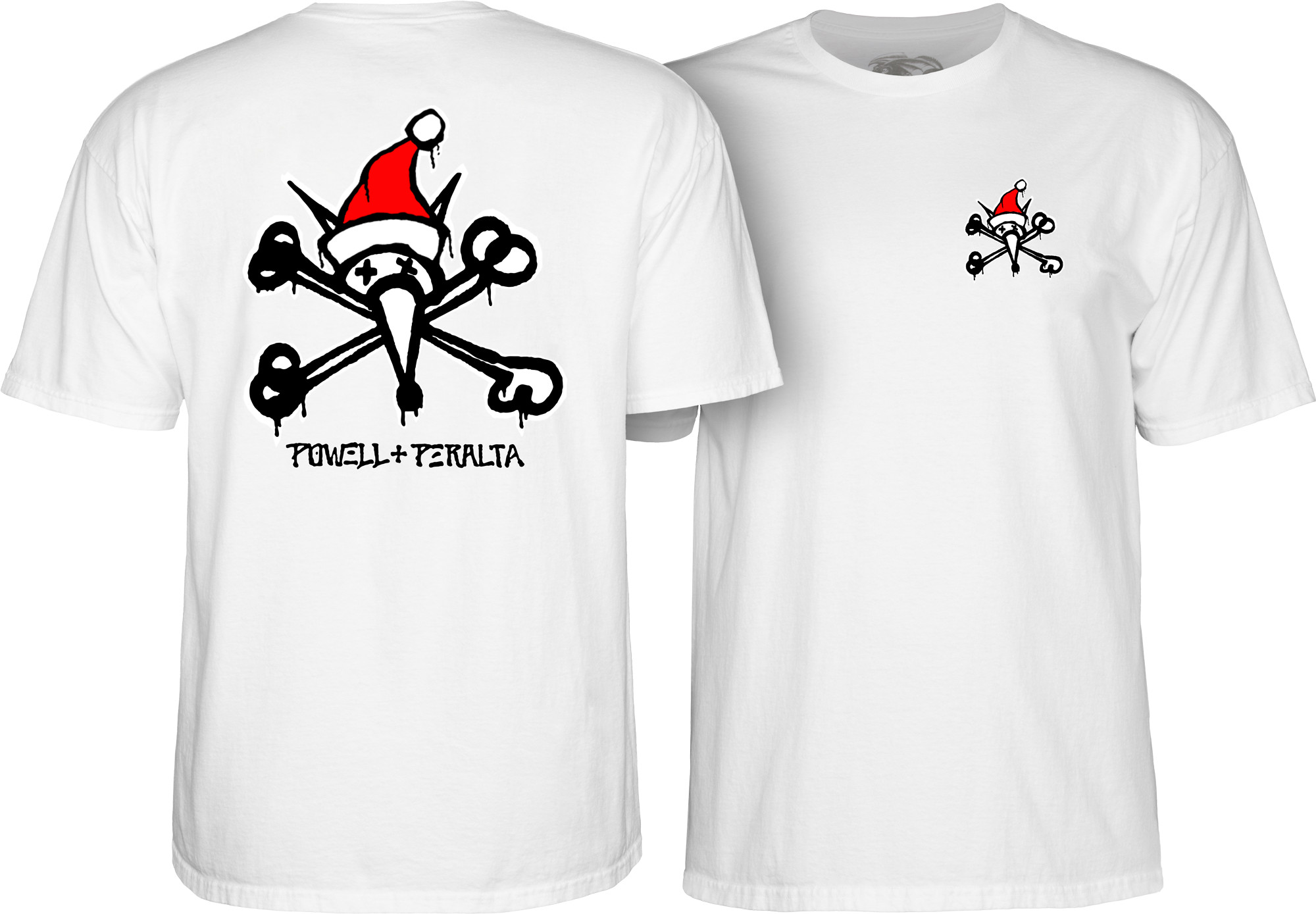 Powell Peralta Rat Bones Holiday '25 T-Shirt White - Skate One
