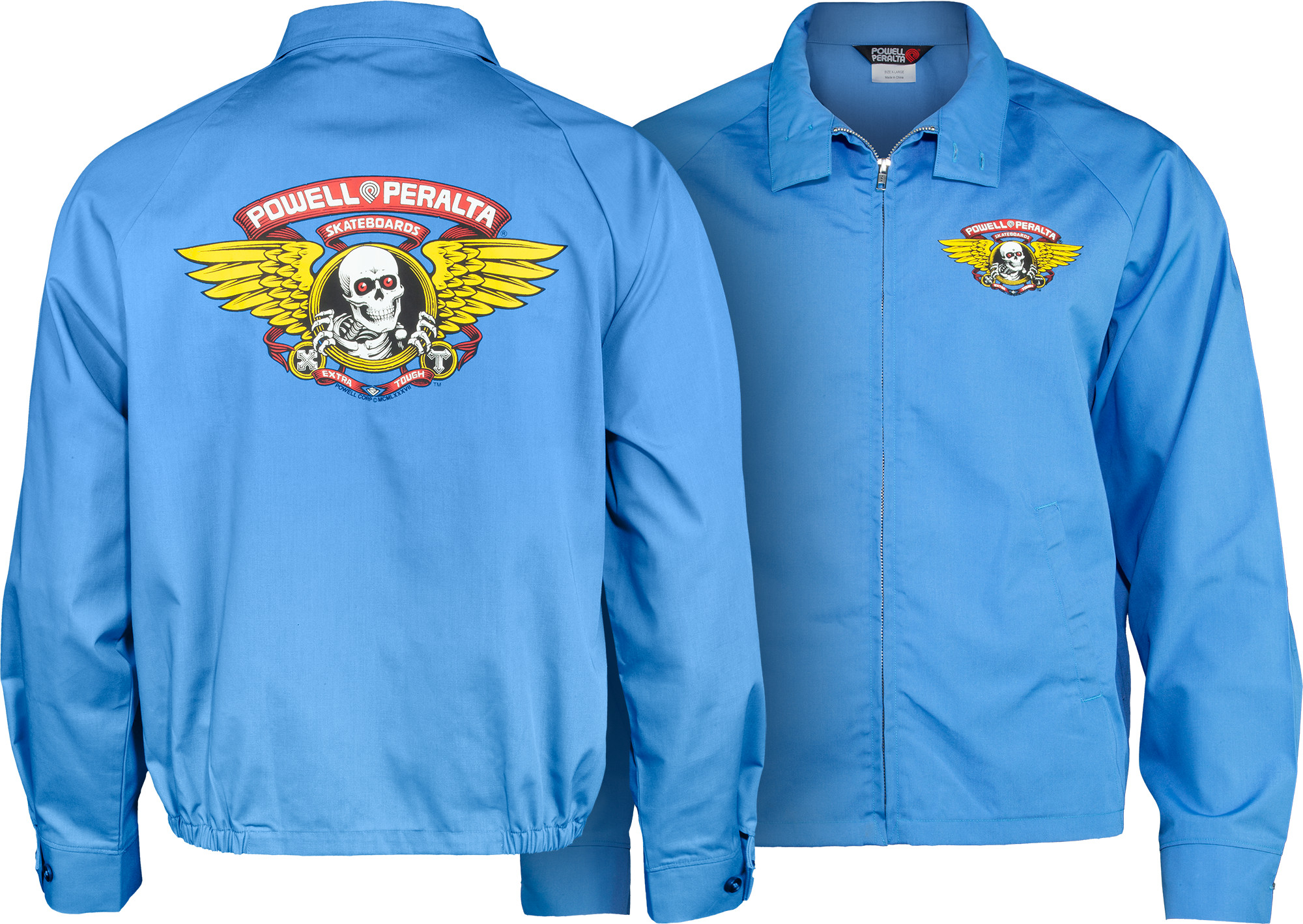 Powell Peralta Winged Ripper Jacket Postal Blue - Skate One