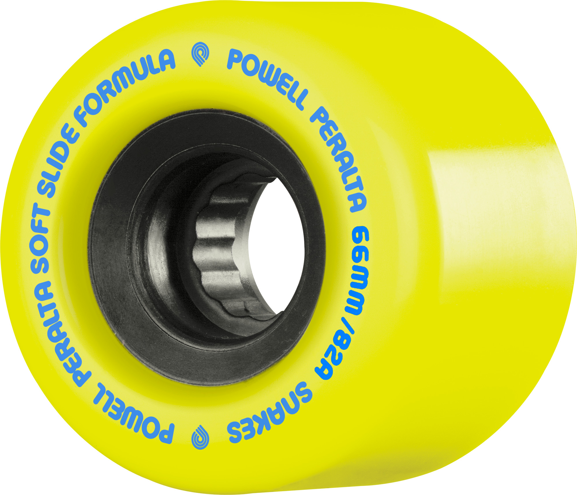 Powell Peralta Snakes Skateboard Wheels 66mm 82A 4pk Yellow
