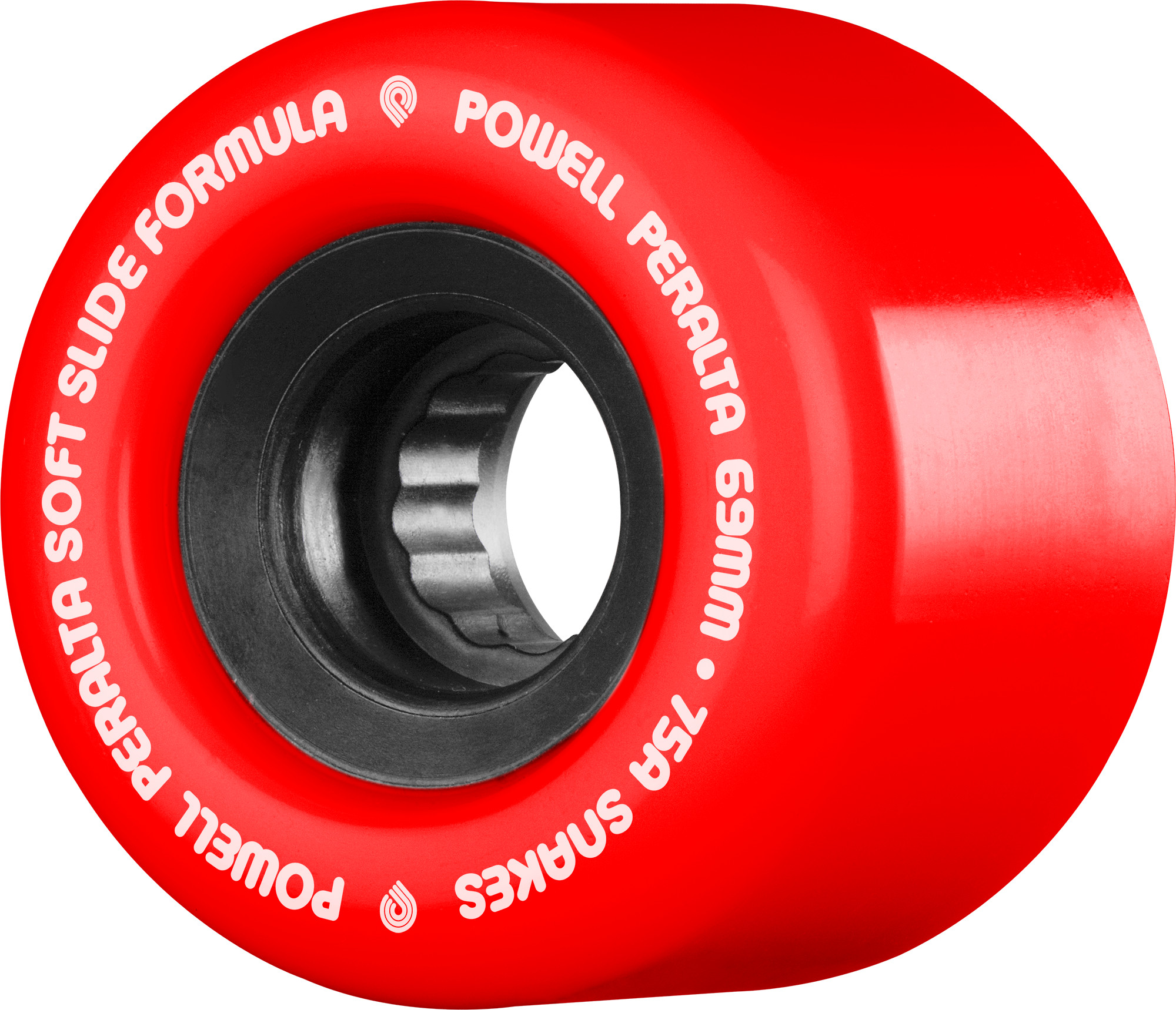 Powell Peralta Snakes Skateboard Wheels 69mm 75a 4pk Red - Skate One