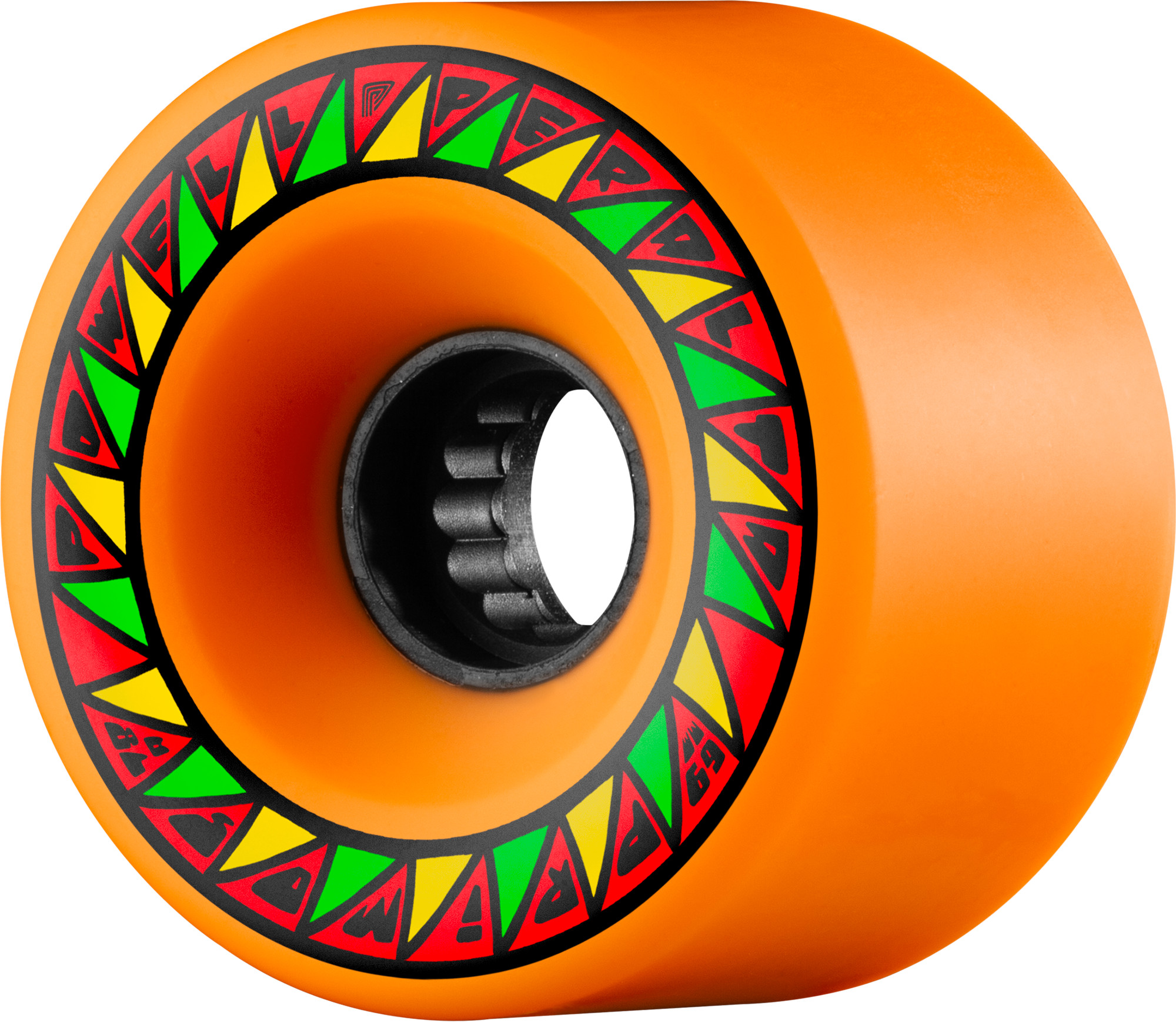 Powell Peralta Primo Paster Skateboard Wheels 69mm 78A 4pk Orange