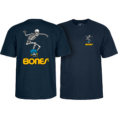 Powell Peralta Tucking Skeleton T-shirt Navy - Skate One
