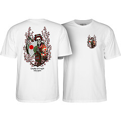 Powell Peralta Sakura Yosozumi Samurai T-shirt White