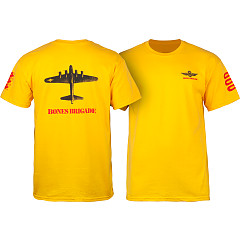 Bones Brigade Bomber T-shirt Gold