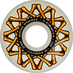 BONES WHEELS X-Formula Skateboard Wheels XF 53mm V6 Widecut X95 4pk
