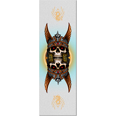 Powell Peralta Andy Anderson Skull Egg CLEAR Grip Tape Sheet - 10.5 x 33