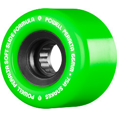 Powell Peralta Snakes Skateboard Wheels 66mm 75a 4pk Green