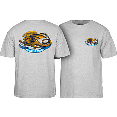 Powell Peralta Oval Dragon YOUTH T-shirt - Athletic Heather Gray