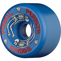 Powell Peralta G-Bones Skateboard Wheels 64mm 97a - Blue (4 pack)