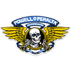 Powell Peralta Winged Ripper 5" Blue Sticker 10pk