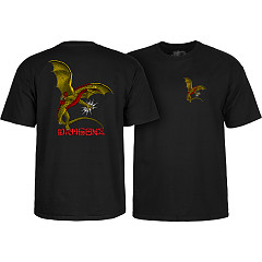 Powell Peralta Dragon Logo T -Shirt Black