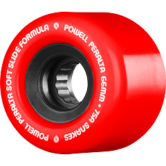Powell Peralta Snakes Skateboard Wheels 66mm 75a 4pk Red