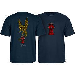 Powell Peralta Andy Anderson Hydrant Youth T-Shirt Navy