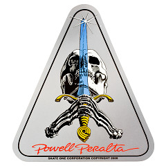Powell Peralta Skull & Sword Sticker (Single)