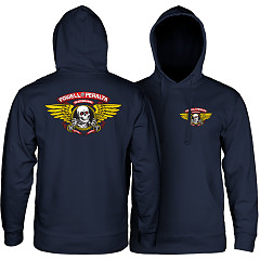 Powell Peralta Winged Ripper Hooded Sweatshirt Navy
