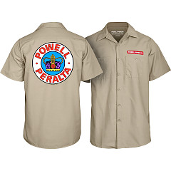 Powell Peralta Work Shirt Supreme Khaki
