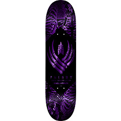 Powell Peralta Skeleton Purple Foil FLIGHT BLEM Skateboard Deck - 9.0" K26