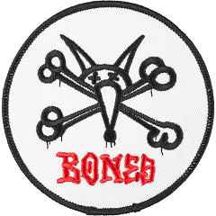 Powell Peralta Vato Rat Patch 3.5" White Single