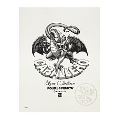 Powell Peralta Caballero Dragon Art Giclee Print 8 x 10