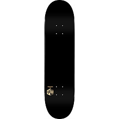MINI LOGO DETONATOR "15" SKATEBOARD DECK 191 K16 SOLID BLACK - 7.5 X 28.65 - MINI