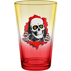Powell Peralta Pint Glass Ripper Yellow/Red Fade