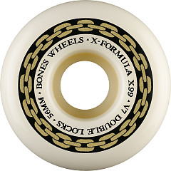 BONES WHEELS X-Formula Skateboard Wheels XF 56 V7 DOUBLE LOCKS X99 4PK
