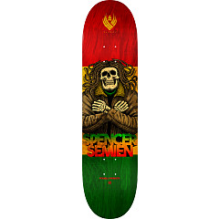 Powell Peralta Skeleton Silver Foil FLIGHT Skateboard Deck - 8.25