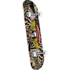 Powell Peralta Winged Ripper Birch Complete Skateboard Khaki/Black - 8 X 31.45