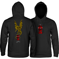 Powell Peralta Andy Anderson Hydrant Hooded Sweatshirt Mid Weight Black