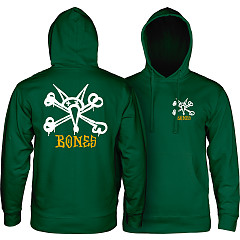 Powell Peralta Skull & Sword Hooded Sweatshirt Mid Weight Alpine