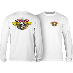 Powell Peralta Winged Ripper L/S T-shirt - White