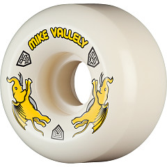 Powell Peralta Mike Vallely Pro Dragons 95A - V6 Symmetrical Shape - Medium Ride Patch - 56mm x 36mm 95A V6 Skateboard Wheels 4pk