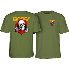 Powell Peralta BONES Tシャツ オリーブ S Powell Peralta Ripper T-Shirt Military Green - Skate One