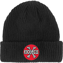 Powell Peralta Cross Bones Beanie  Black/Red