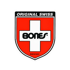 Bones Swiss Bearing Shield Sticker Small single