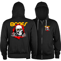 Powell Peralta Skull & Sword Lightweight Zip Hoodie Alpine Green
