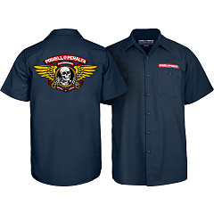 Powell Peralta Work Shirt Winged Ripper Navy