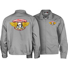 Powell Peralta Winged Ripper Jacket Postal Blue - Skate One Powell Peralta Winged Ripper Jacket Postal Blue - Skate One