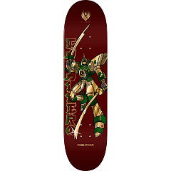 Powell Peralta Steve Caballero Gundam FLIGHT BLEM Skateboard Deck Burgundy / Gold Foil - Shape 243 - K20 8.25 x 31.95