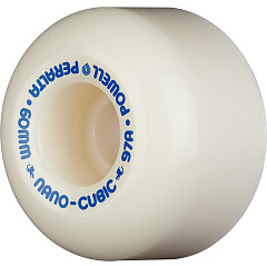Powell Peralta Nano-Cubic 97A - Asymmetrical Shape - Wide Ride Patch - Offset Bearing - 60mm x 38mm 97A Skateboard Wheels 4pk