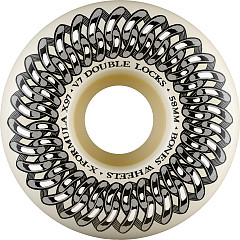 BONES WHEELS X-Formula Skateboard Wheels Double Lock V7 58mm X97 4PK White
